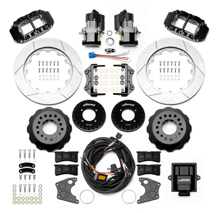Forged Narrow Superlite 4R Big Brake Rear Electronic Parking Brake Kit