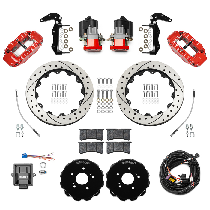 Forged Narrow Superlite 4R Big Brake Rear Electronic Parking Brake Kit