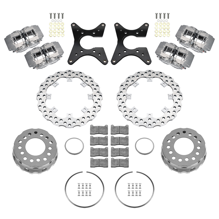 XRD Dual SA Scalloped Lug Drive Dynamic Rear Drag Brake Kit