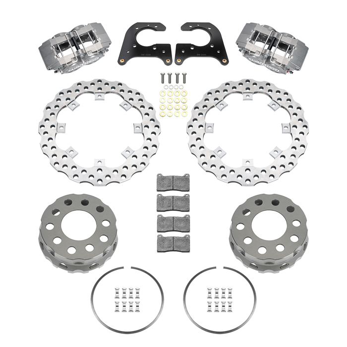 XRD SA Scalloped Lug Drive Dynamic Rear Drag Brake Kit