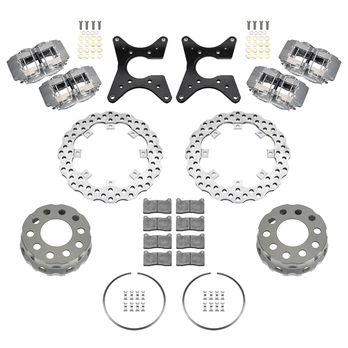 XRD Dual SA Scalloped Lug Drive Dynamic Rear Drag Brake Kit