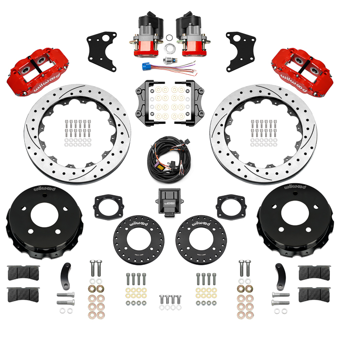 Forged Narrow Superlite 4R Big Brake Rear Electronic Parking Brake Kit