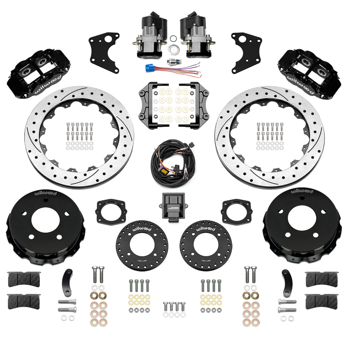 Forged Narrow Superlite 4R Big Brake Rear Electronic Parking Brake Kit