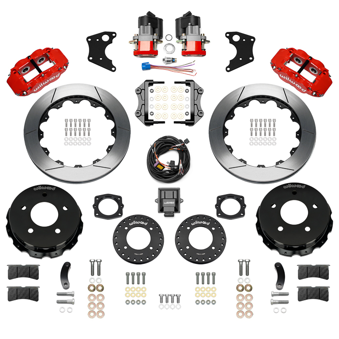 Forged Narrow Superlite 4R Big Brake Rear Electronic Parking Brake Kit