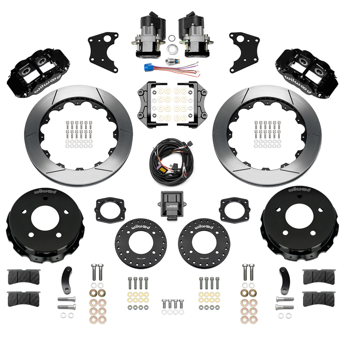 Forged Narrow Superlite 4R Big Brake Rear Electronic Parking Brake Kit