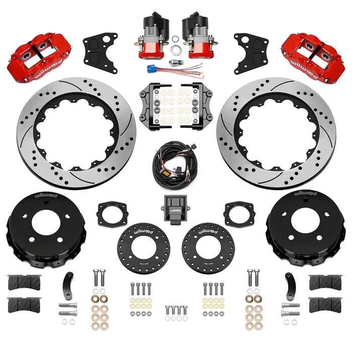 Forged Narrow Superlite 4R Big Brake Rear Electronic Parking Brake Kit