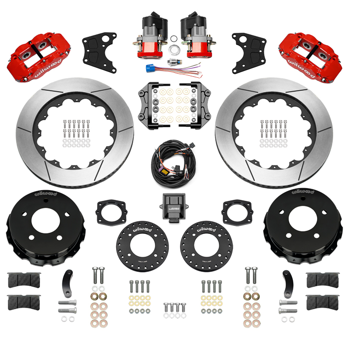 Forged Narrow Superlite 4R Big Brake Rear Electronic Parking Brake Kit