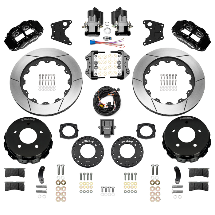 Forged Narrow Superlite 4R Big Brake Rear Electronic Parking Brake Kit