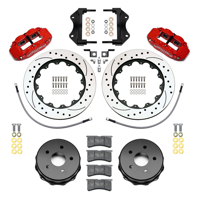 Forged Narrow Superlite 4R Big Brake Rear Brake Kit For OE Parking Brake