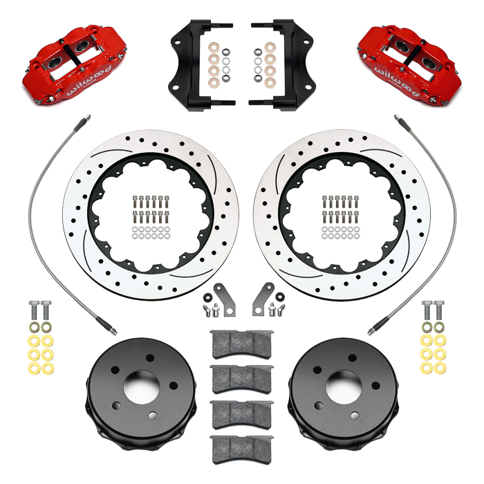 Forged Narrow Superlite 4R Big Brake Rear Brake Kit For OE Parking Brake