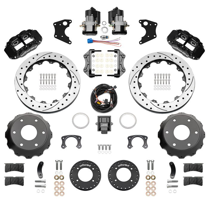 Forged Narrow Superlite 4R Big Brake Rear Electronic Parking Brake Kit