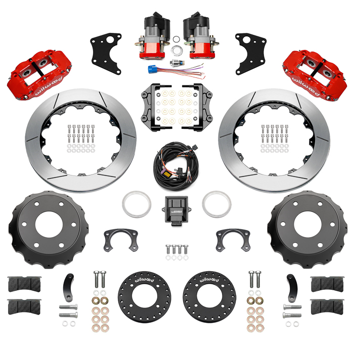 Forged Narrow Superlite 4R Big Brake Rear Electronic Parking Brake Kit