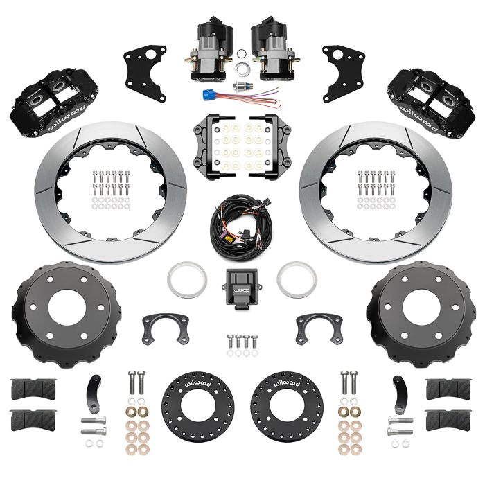 Forged Narrow Superlite 4R Big Brake Rear Electronic Parking Brake Kit