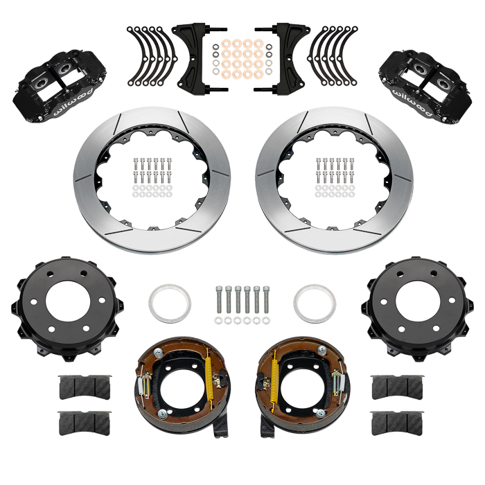 Forged Narrow Superlite 4R Big Brake Rear Parking Brake Kit