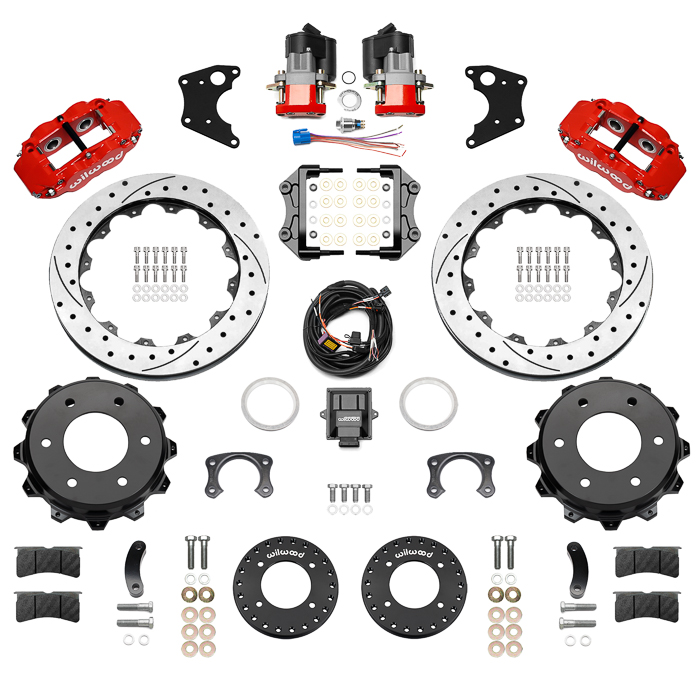 Forged Narrow Superlite 4R Big Brake Rear Electronic Parking Brake Kit