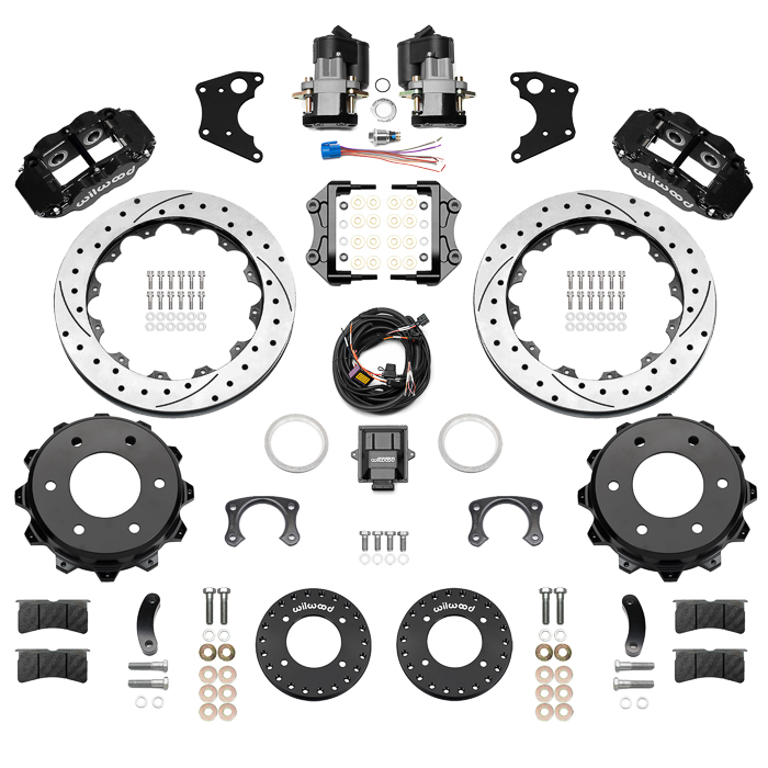 Forged Narrow Superlite 4R Big Brake Rear Electronic Parking Brake Kit