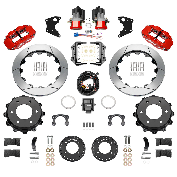 Forged Narrow Superlite 4R Big Brake Rear Electronic Parking Brake Kit