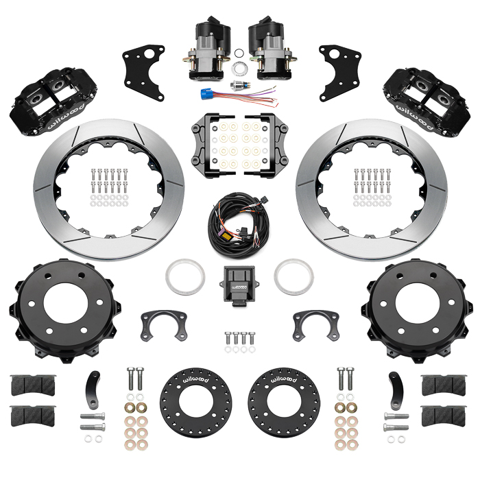 Forged Narrow Superlite 4R Big Brake Rear Electronic Parking Brake Kit