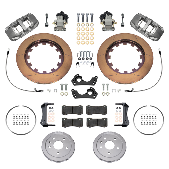 AERO4 Big Brake Rear Lug Drive Electronic Parking Brake Kit (Race)