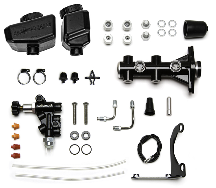 Remote Tandem M/C Kit w/Brkt and Valve (Angled)