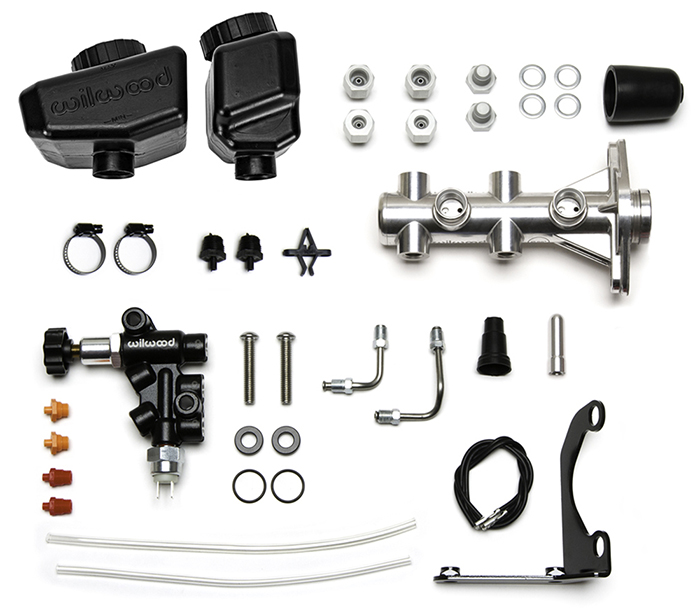 Remote Tandem M/C Kit w/Brkt and Valve (Angled)