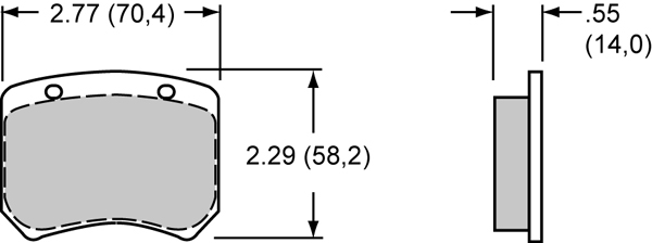 Pad Set, BP-30, 5214