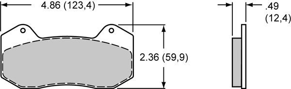 Pad Set, BP-10, 6712
