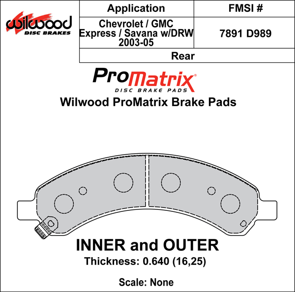 Pad Set, Promatrix, D989