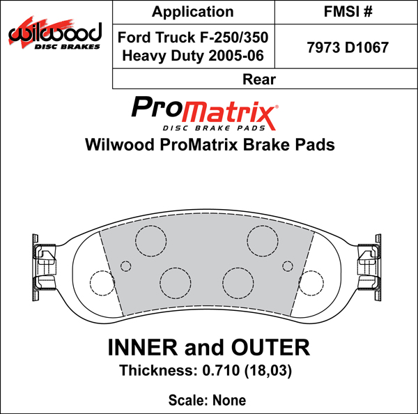 Pad Set, Promatrix, D1067