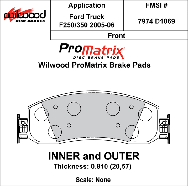 Pad Set, Promatrix, D1069