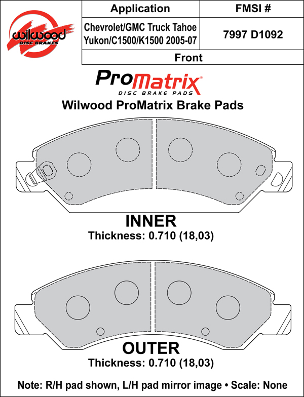 Pad Set, Promatrix, D1092
