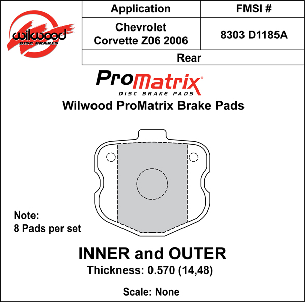 Pad Set, BP-30, D1185A