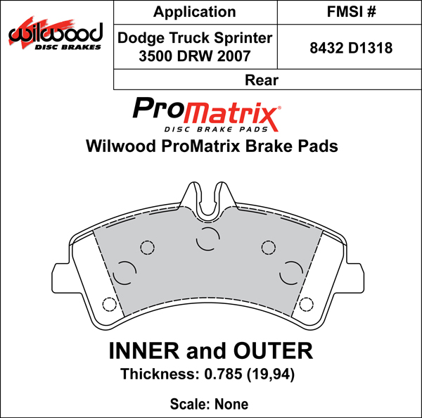 Pad Set, Promatrix, D1318