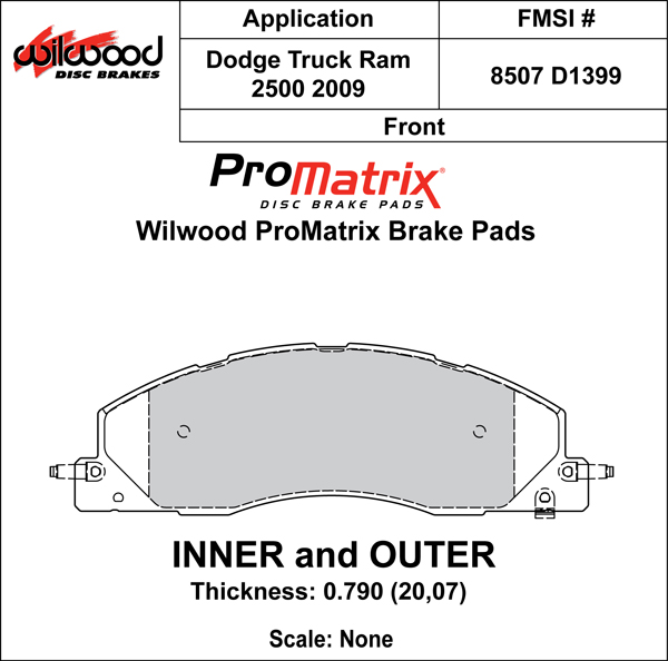 Pad Set, BP-10, D1399