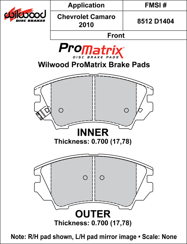 Pad Set, Promatrix, D1404
