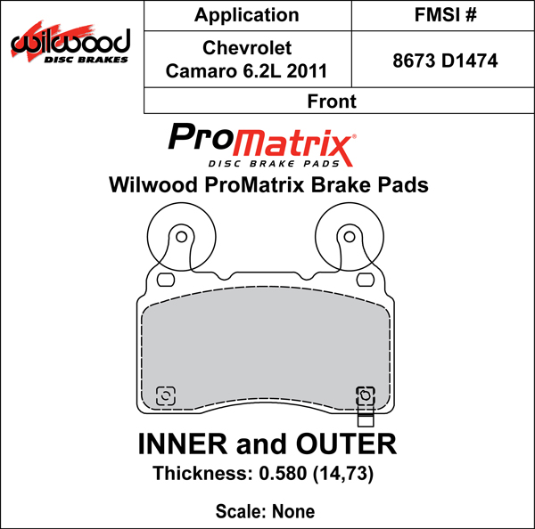 Pad Set, BP-30, D1474