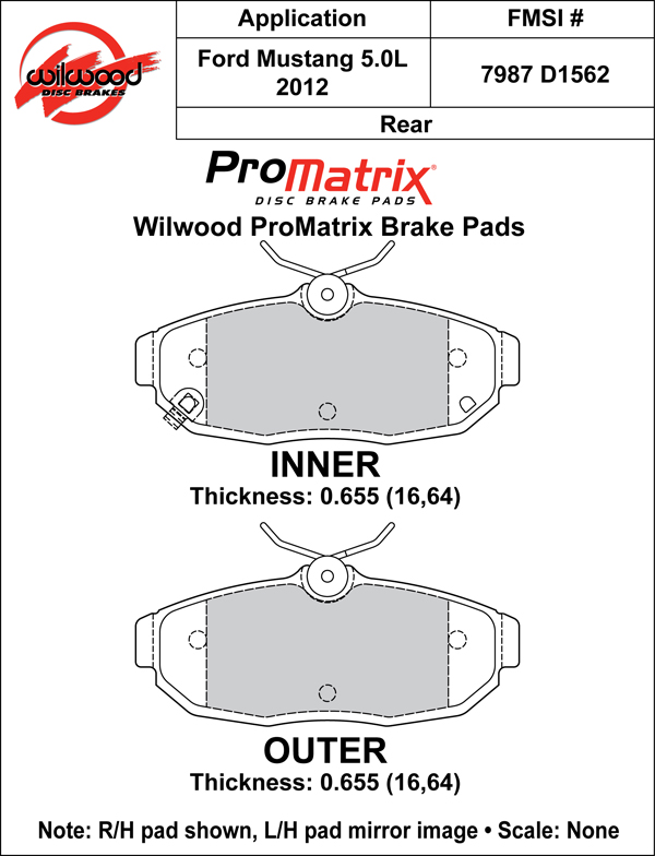 Pad Set, BP-10, D1562
