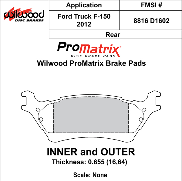 Pad Set, Promatrix, D1602