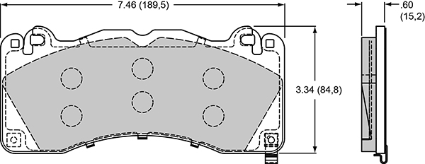 Pad Set, BP-10, D1792