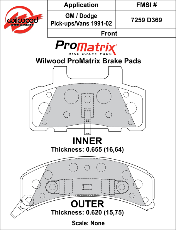Pad Set, BP-10, D369