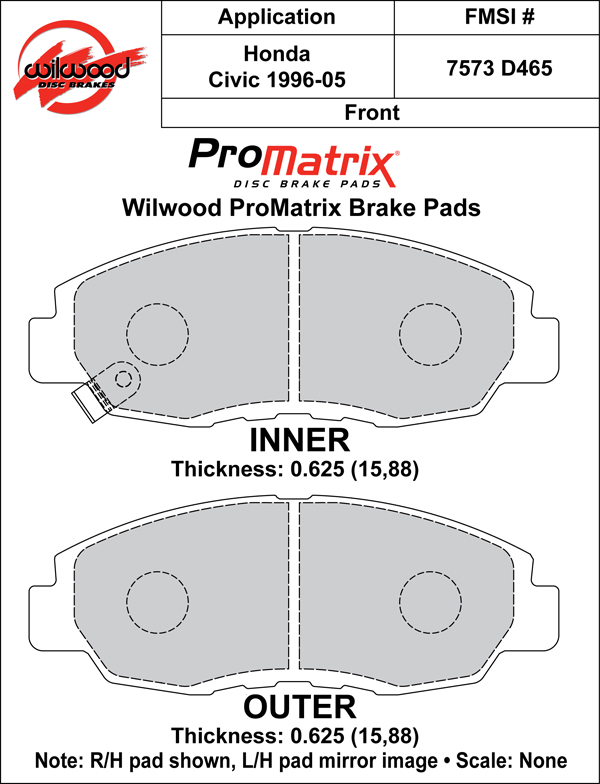 Pad Set, BP-10, D465