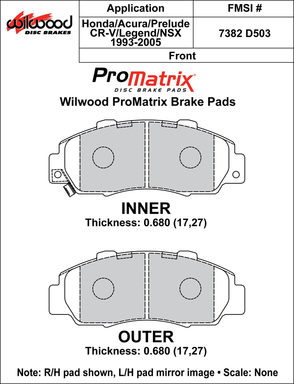 Pad Set, Promatrix, D503