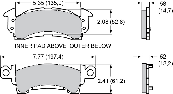 Pad Set, BP-45, D52