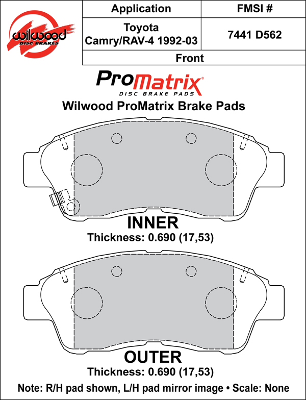 Pad Set, Promatrix, D562