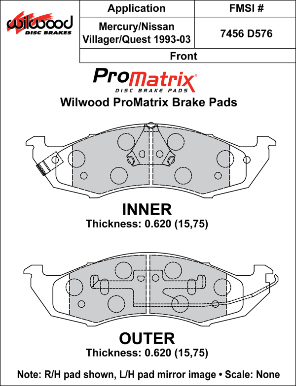 Pad Set, Promatrix, D576