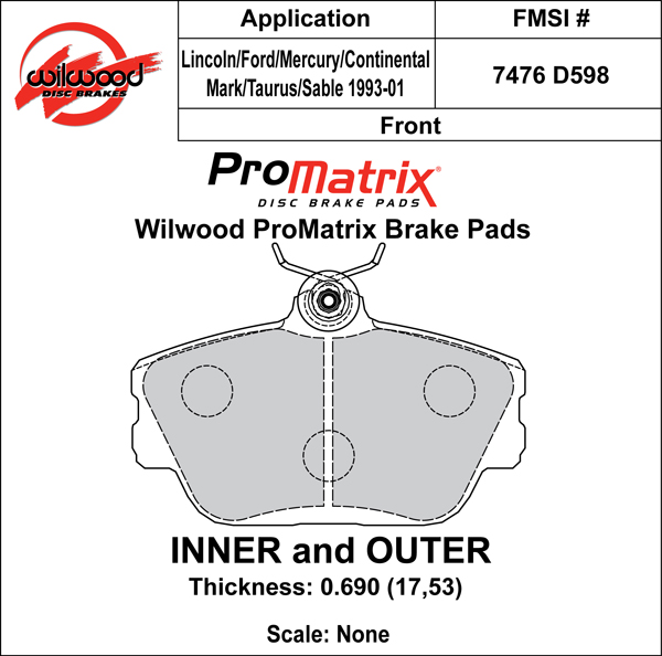 Pad Set, Promatrix, D598