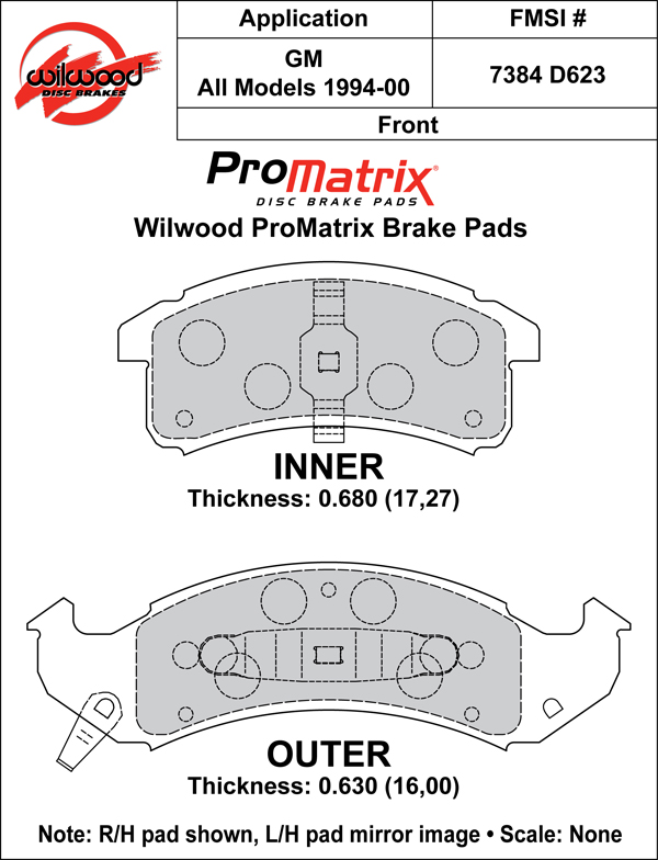 Pad Set, Promatrix, D623