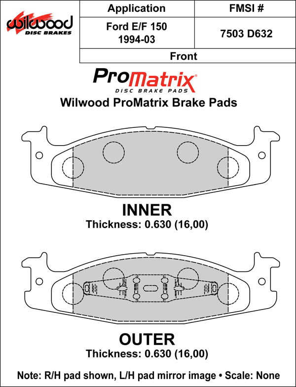 Pad Set, Promatrix, D632
