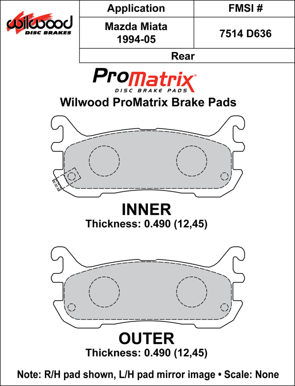 Pad Set, Promatrix, D636