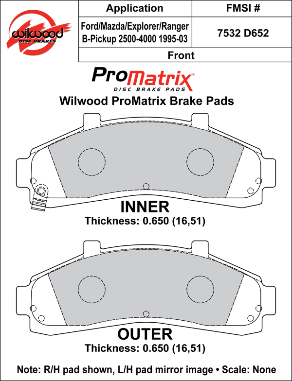 Pad Set, Promatrix, D652